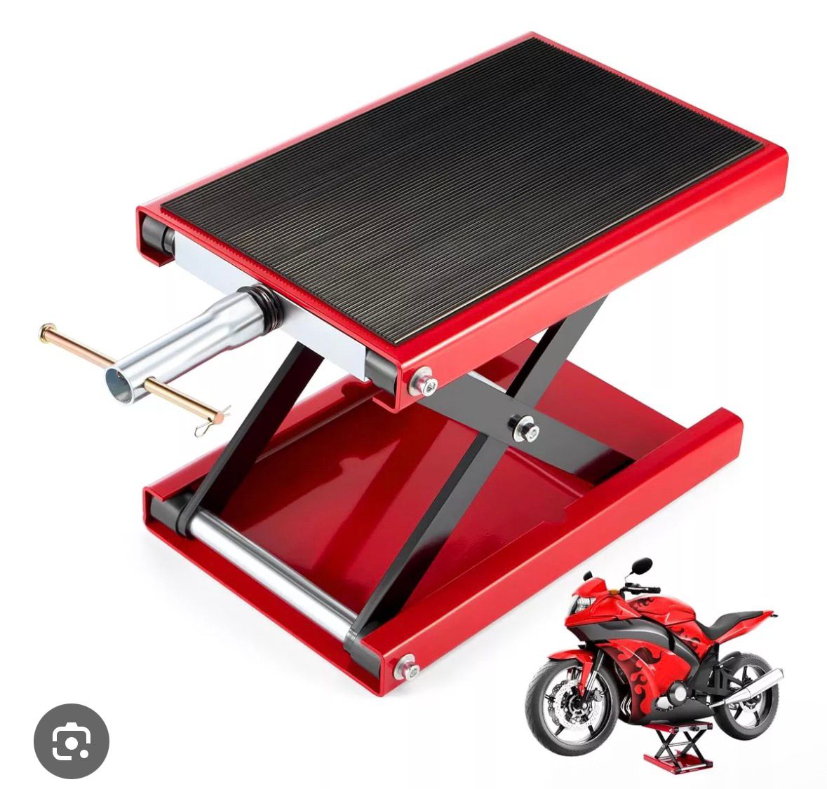 Gata Elevadora Hidráulica BLACK HORSE TOOLS Para Moto 500kg
